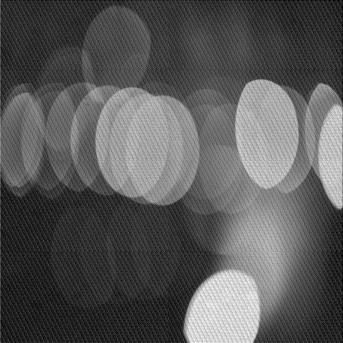 Round Patterned Charcoal Black Rug, pat118gry