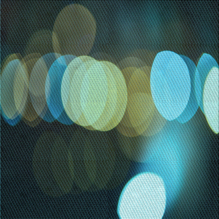 Round Patterned Dark Slate Grey Green Rug, pat118lblu