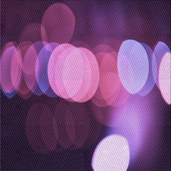 Round Patterned Dark Purple Rug, pat118pur