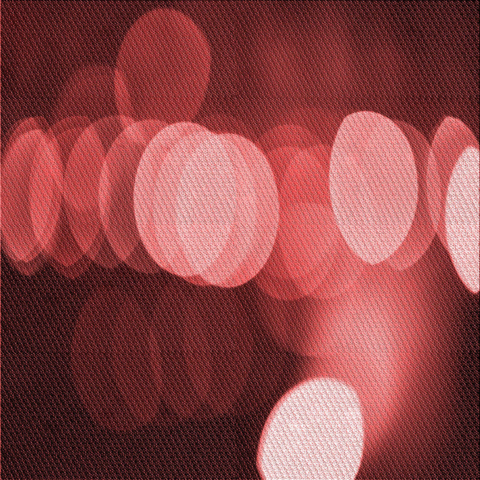 Round Patterned Dark Red Rug, pat118rd