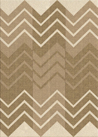 Machine Washable Transitional Light Brown Rug, wshpat1180brn