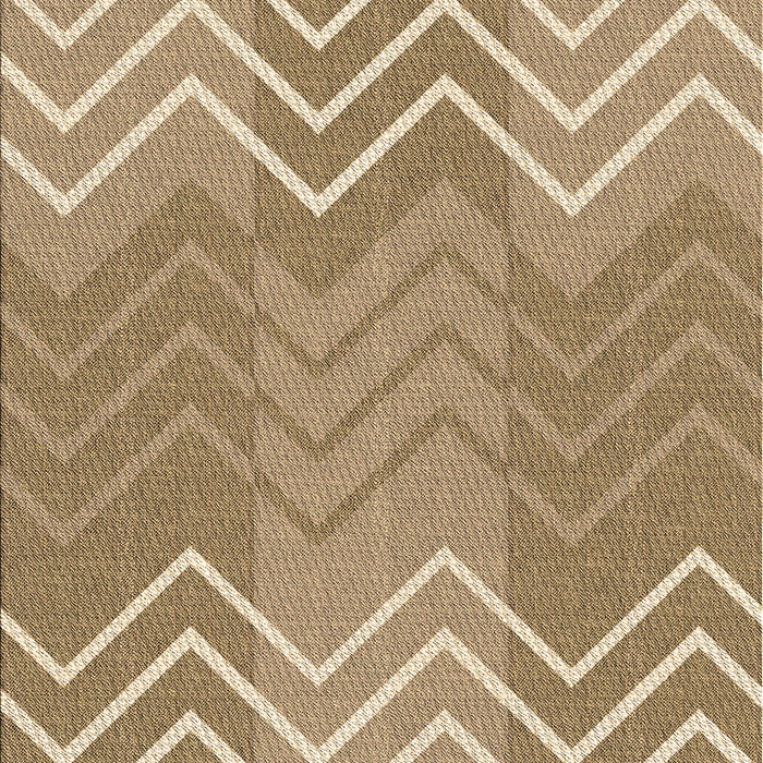 Machine Washable Transitional Light Brown Rug, wshpat1180brn