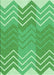 Patterned Green Rug, pat1180grn