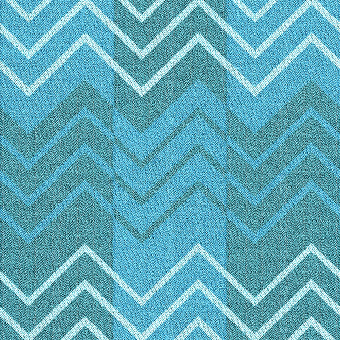 Patterned Dark Turquoise Green Rug, pat1180lblu