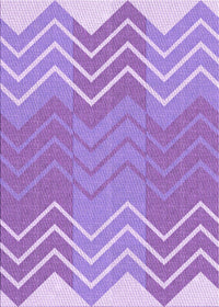 Machine Washable Transitional Bright Lilac Purple Rug, wshpat1180pur