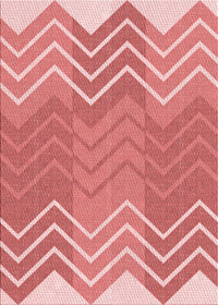 Machine Washable Transitional Light Salmon Pink Rug, wshpat1180rd