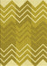 Patterned Bold Yellow Rug, pat1180yw