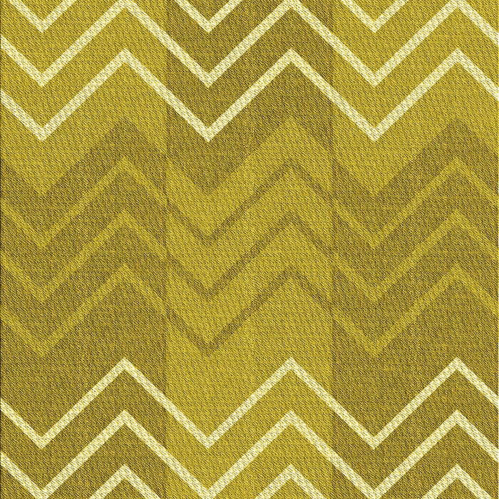Patterned Bold Yellow Rug, pat1180yw