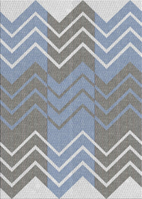 Machine Washable Transitional Pastel Light Blue Rug, wshpat1180