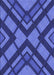 Patterned Cobalt Blue Rug, pat1181blu