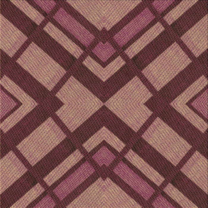 Round Patterned Copper Red Pink Rug, pat1181brn