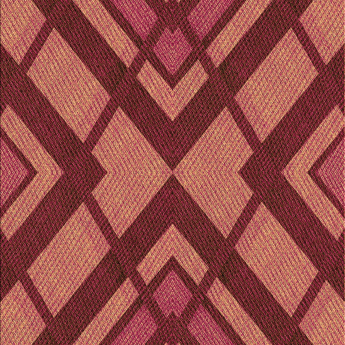 Patterned Bright Orange Rug, pat1181org