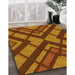 Machine Washable Transitional Tomato Red Rug in a Family Room, wshpat1181yw