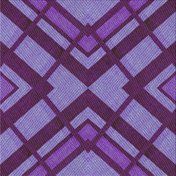 Square Patterned Purple Novelty Rug, pat1181