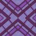 Square Patterned Purple Novelty Rug, pat1181