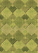 Patterned Green Rug, pat1182brn