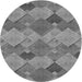 Square Machine Washable Transitional Carbon Gray Rug in a Living Room, wshpat1182gry