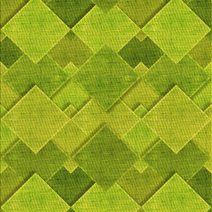 Patterned Green Rug, pat1182yw