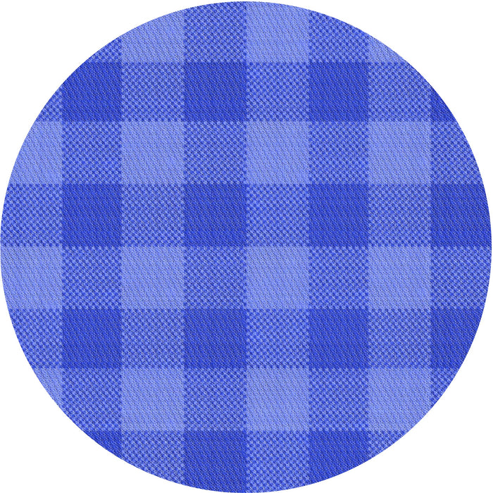 Square Patterned Sky Blue Rug, pat1183blu