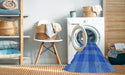 Machine Washable Transitional Blue Rug in a Washing Machine, wshpat1183