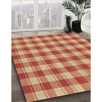 Patterned Brown Sand Brown Rug, pat1184brn