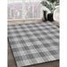 Machine Washable Transitional Cloud Gray Rug in a Family Room, wshpat1184gry