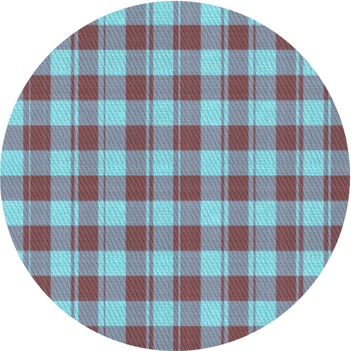 Square Patterned Diamond Blue Rug, pat1184lblu