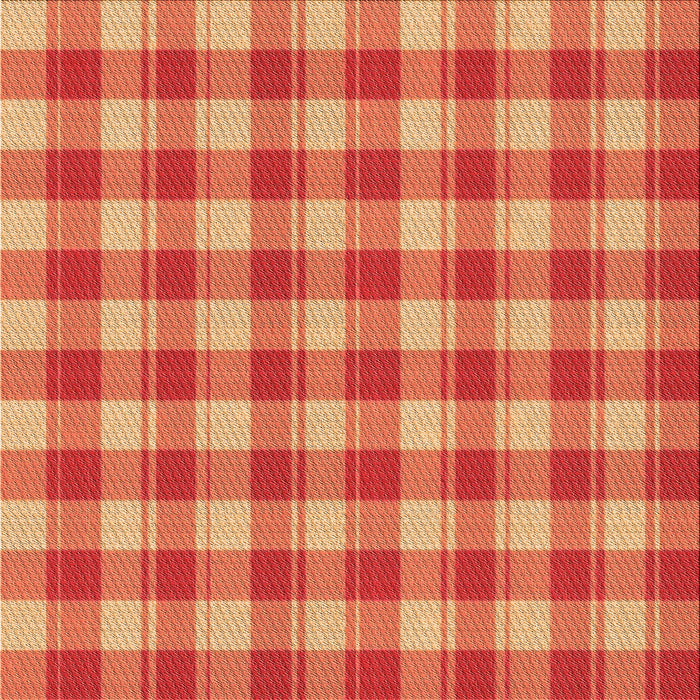 Round Patterned Neon Red Rug, pat1184org