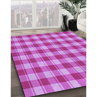 Patterned Violet Purple Rug, pat1184pur