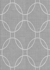 Machine Washable Transitional Silver Gray Rug, wshpat1185gry