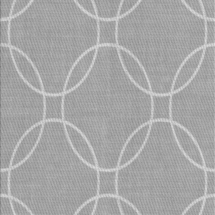 Machine Washable Transitional Silver Gray Rug, wshpat1185gry