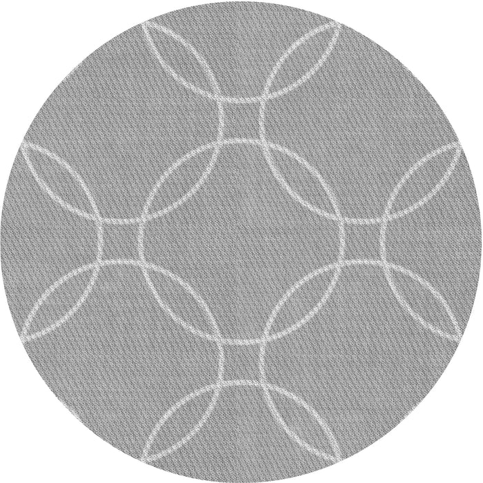 Square Machine Washable Transitional Silver Gray Rug in a Living Room, wshpat1185gry