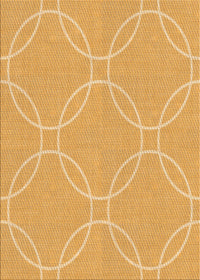 Machine Washable Transitional Saffron Yellow Rug, wshpat1185org