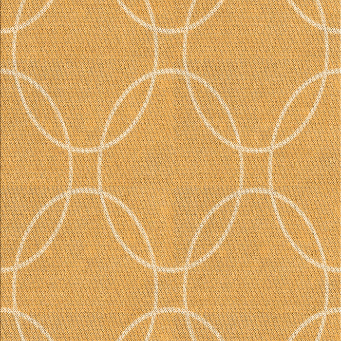 Machine Washable Transitional Saffron Yellow Rug, wshpat1185org