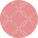 Square Machine Washable Transitional Pastel Pink Rug in a Living Room, wshpat1185rd