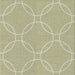 Square Patterned Khaki Gold Novelty Rug, pat1185