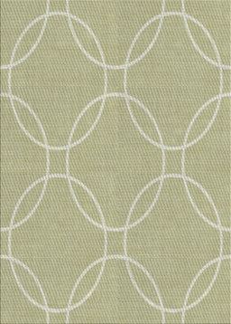Patterned Khaki Gold Novelty Rug, pat1185
