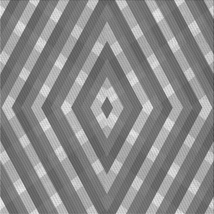 Round Patterned Cloud Gray Rug, pat1186gry