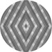 Square Patterned Cloud Gray Rug, pat1186gry