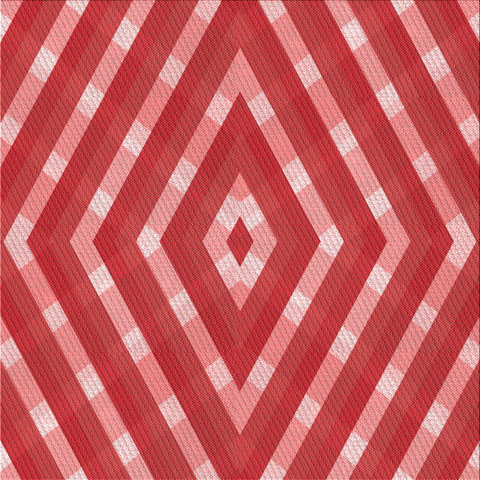 Round Patterned Red Rug, pat1186rd