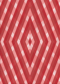 Machine Washable Transitional Red Rug, wshpat1186rd