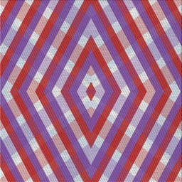 Square Patterned Burnt Pink Novelty Rug, pat1186