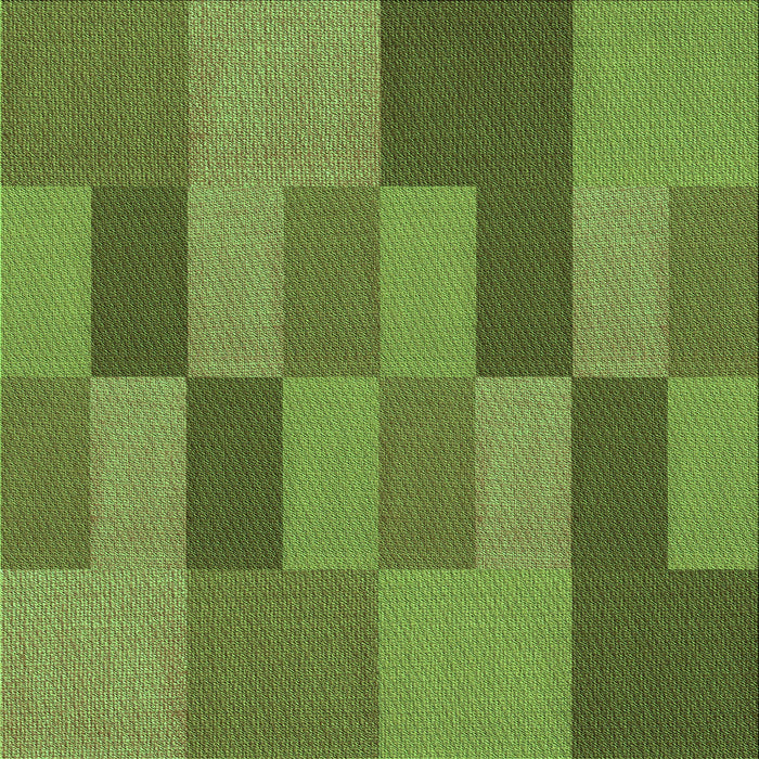 Round Machine Washable Transitional Seaweed Green Rug, wshpat1187grn