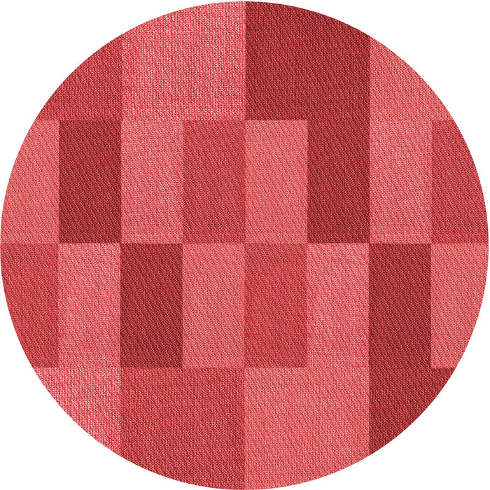 Square Patterned Red Rug, pat1187rd