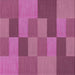 Sideview of Machine Washable Transitional HotPink Rug, wshpat1187