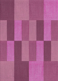 Machine Washable Transitional HotPink Rug, wshpat1187