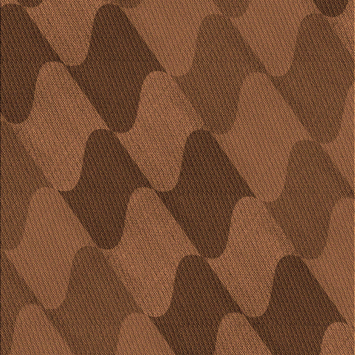 Patterned Red Brown Rug, pat1188org