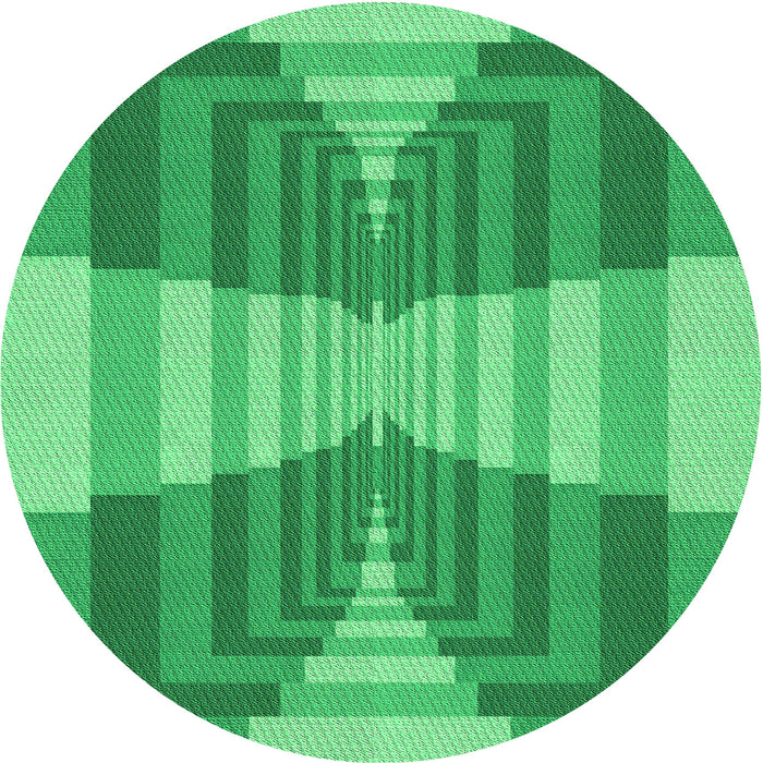 Square Machine Washable Transitional Neon Green Rug in a Living Room, wshpat1189grn