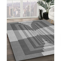 Patterned Ash Gray Rug, pat1189gry