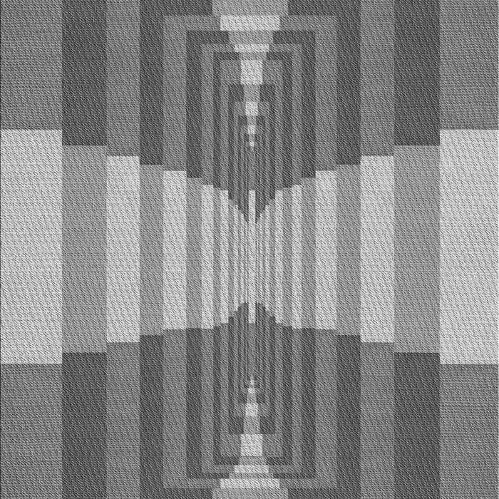 Machine Washable Transitional Ash Gray Rug, wshpat1189gry